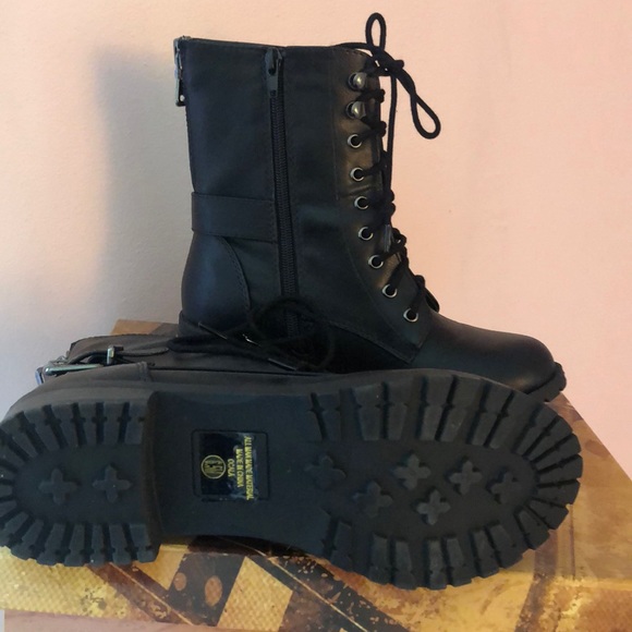 unr8ed Shoes | Black Combat Boots | Poshmark